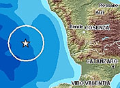 terremoto nel mare calabrese