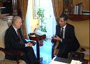Il ministro Bondi con il sindaco Scopelliti