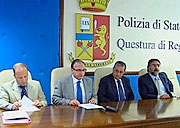 Conferenza stampa Questura Reggio
