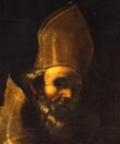 Dipinto Mattia Preti: volto Sant'Agostino