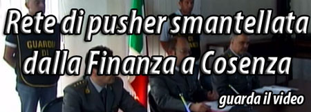 Video: Rete di pusher smantellataa Cosenza 6 arresti