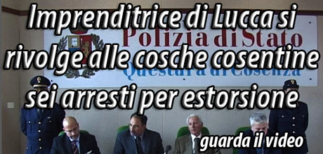 Video: sei arresti a Cosenza