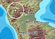 Scossa tra Calabria e Basilicata