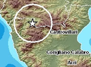 Sciame sismico epicentro scossa 21 dicembre sul Pollino