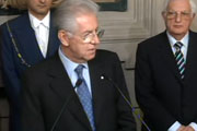 Il Presidente del Consiglio Mario Monti