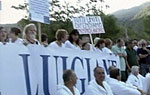 Protesta Terme Luigiane