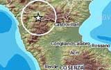 Scossa Terremoto del 11 ago 2012 ore 5:31 sul Pollino