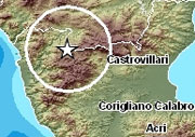 Sciame sismico dul Pollino scossa del 17 gennaio