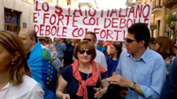 Manifestazione a  Cosenza