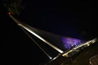 Ponte San Francesco di Paola Calatrava di notte