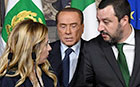Meloni, Berlusconim Salvini