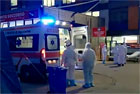 Ambulanza covid in ospedale