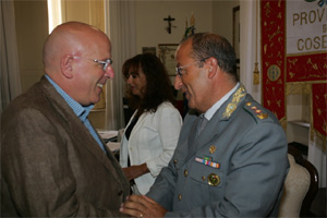 Il Presidente Oliverio incontra il col. Curcio