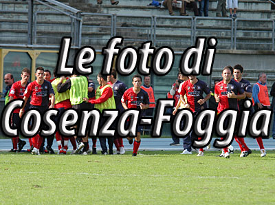 Le foto di Cosenza Foggia: 4-0