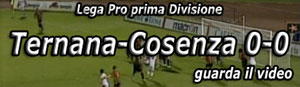 Video: Ternana-Cosenza 0-0