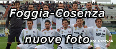 Foggia-Cosenza: nuove 20 Foto