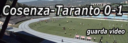 Video: Cosenza-Taranto