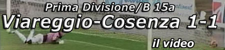 Video: calcio Viareggio-Cosenza 1-1