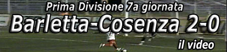 Video: Cosenza - Barletta