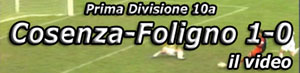Video: Cosenza-Foligno 1-0
