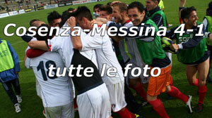 Cosenza-Messina, 4-1 le foto