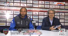 Il tecnico durante la conferenza stampa